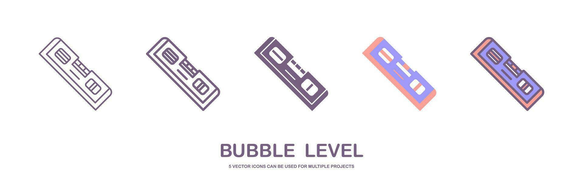 Construction level. bubble level icon. Vector spirit level on white background