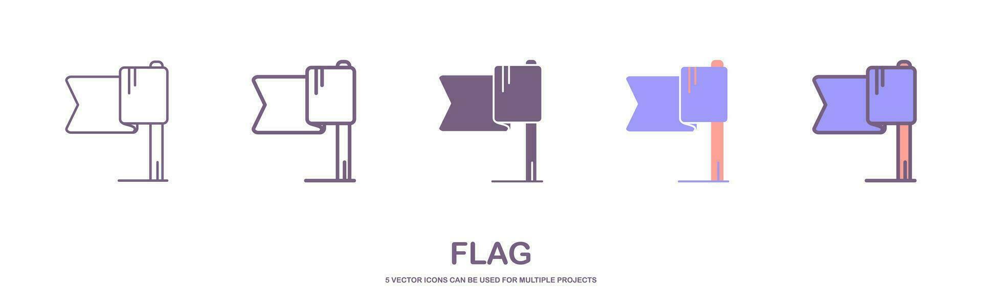 Flag icon isolated on white background, Vector illustration, flag illustration.
