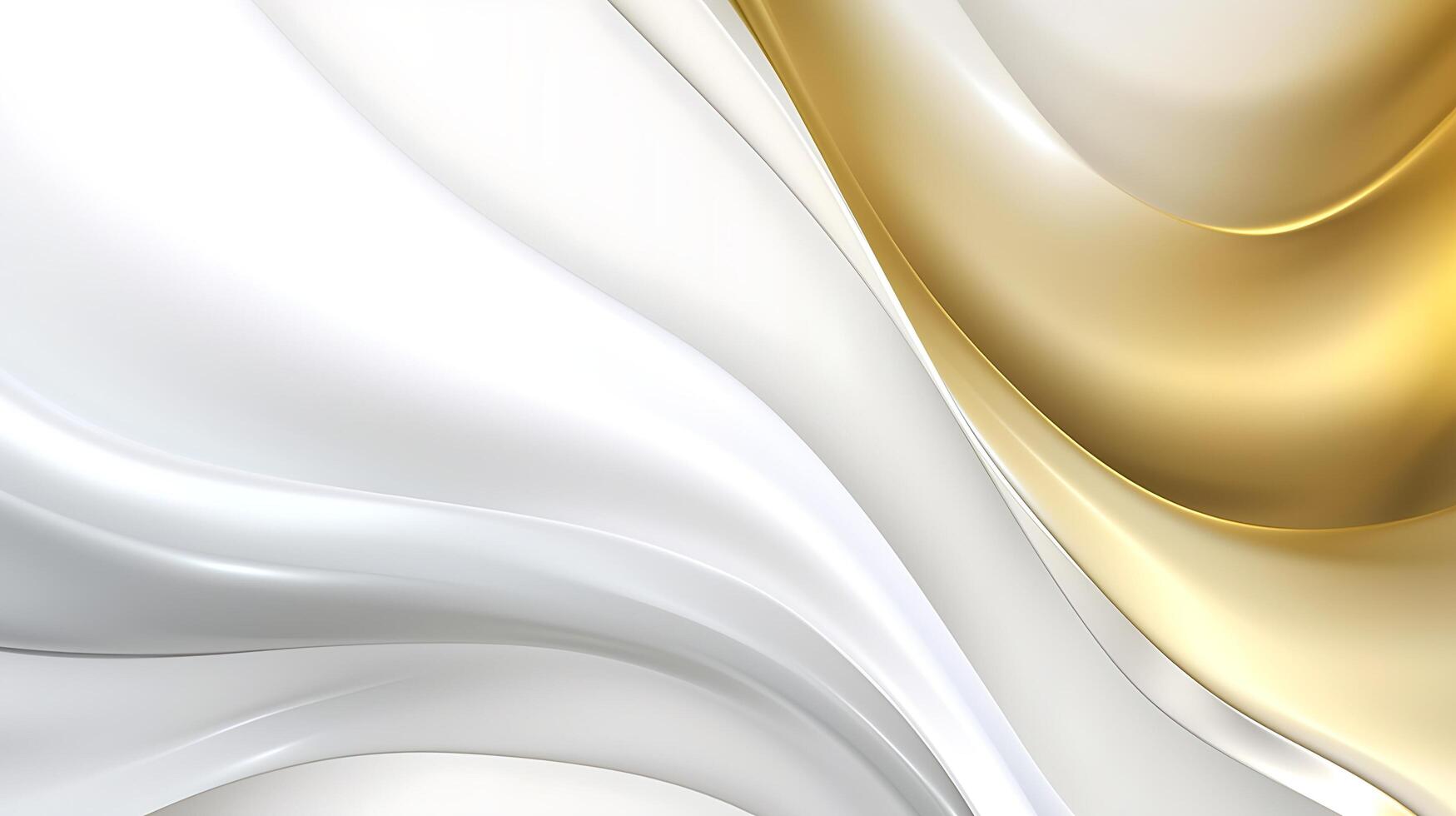 Abstract white luxury liquid Wave Background. photo