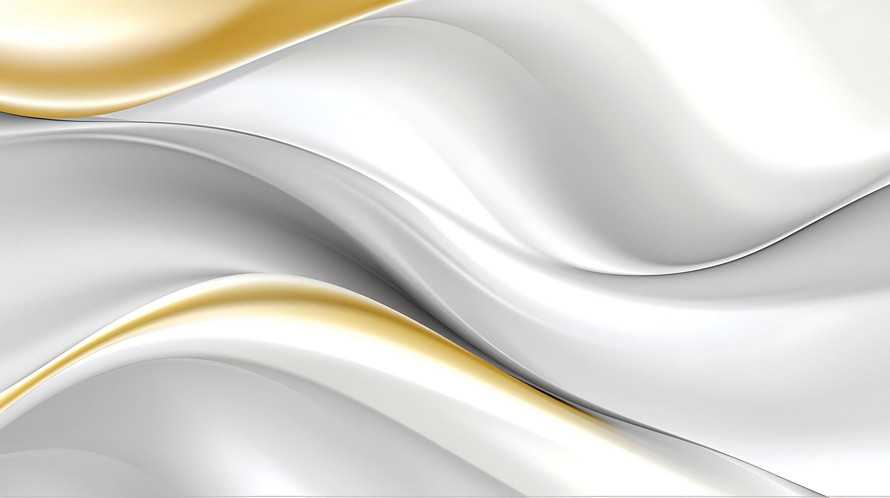 Abstract white luxury liquid Wave Background. photo