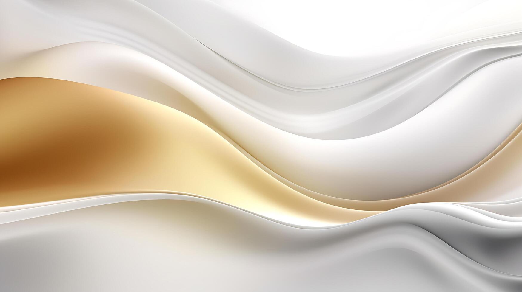 Abstract white luxury liquid Wave Background. photo