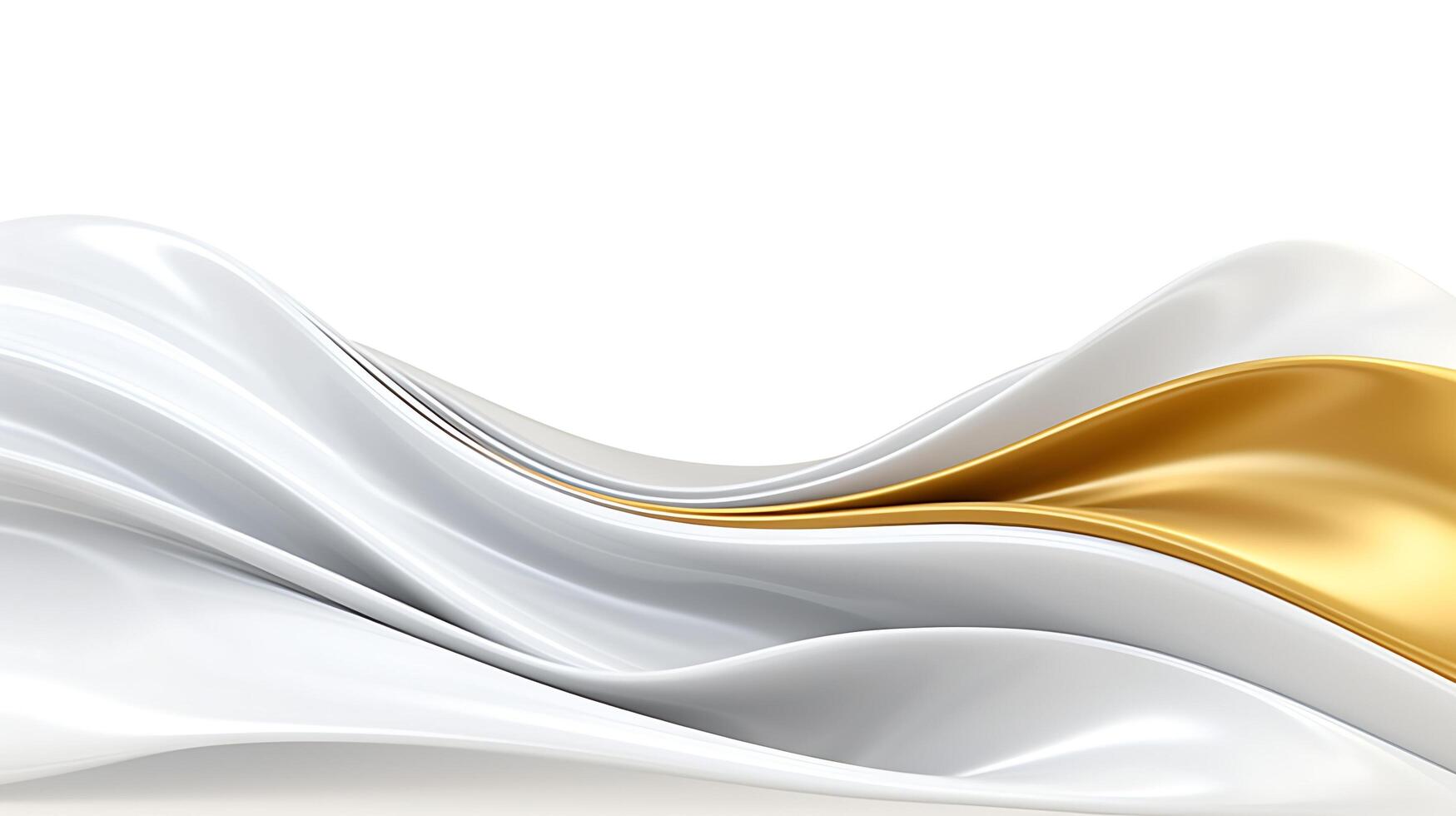 Abstract white luxury liquid Wave Background. photo