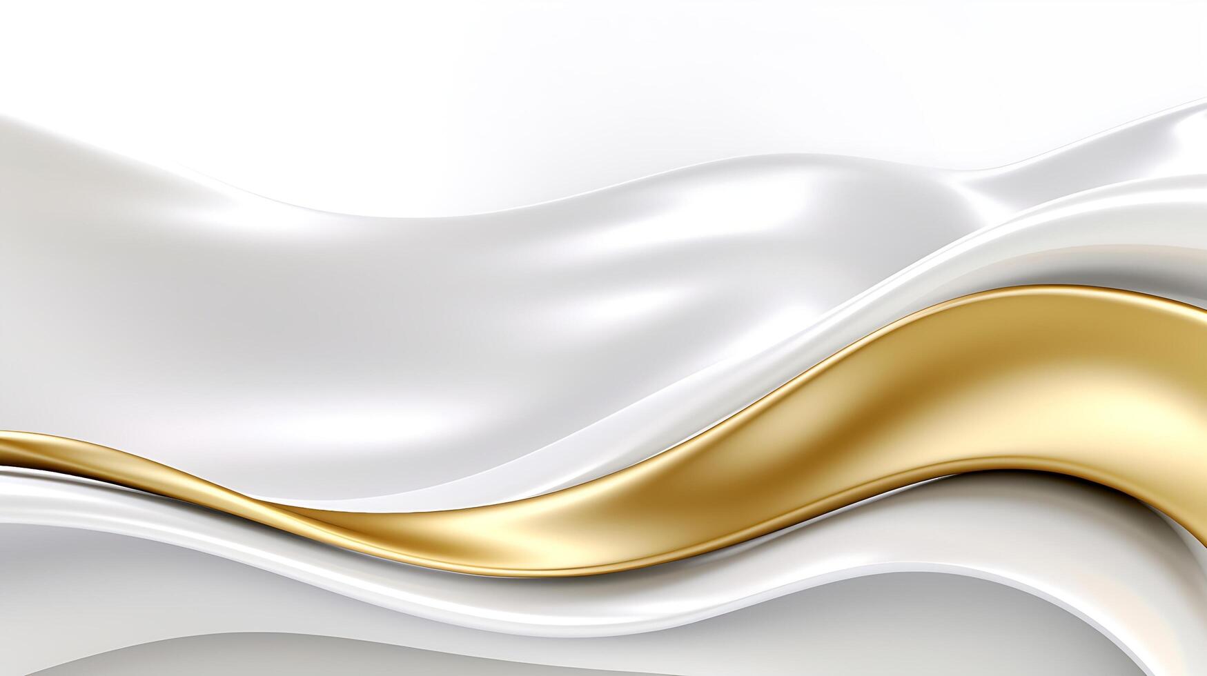 Abstract white luxury liquid Wave Background. photo