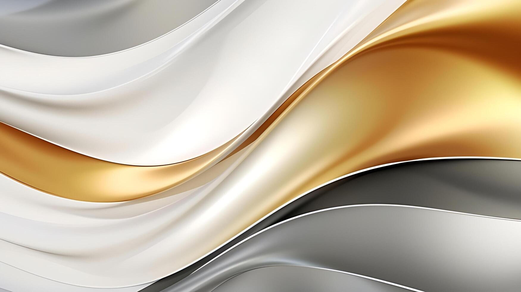Abstract white luxury liquid Wave Background. photo