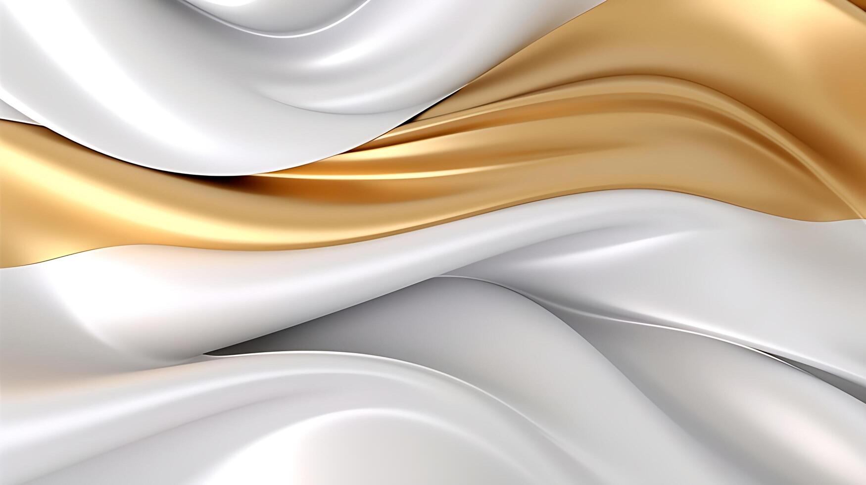 Abstract white luxury liquid Wave Background. photo