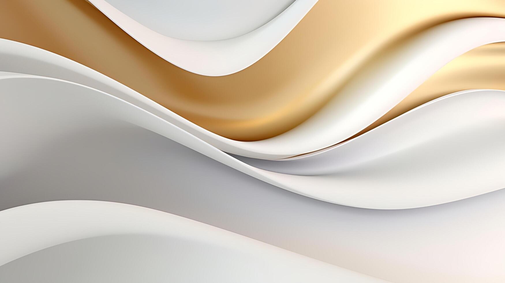Abstract white luxury liquid Wave Background. photo