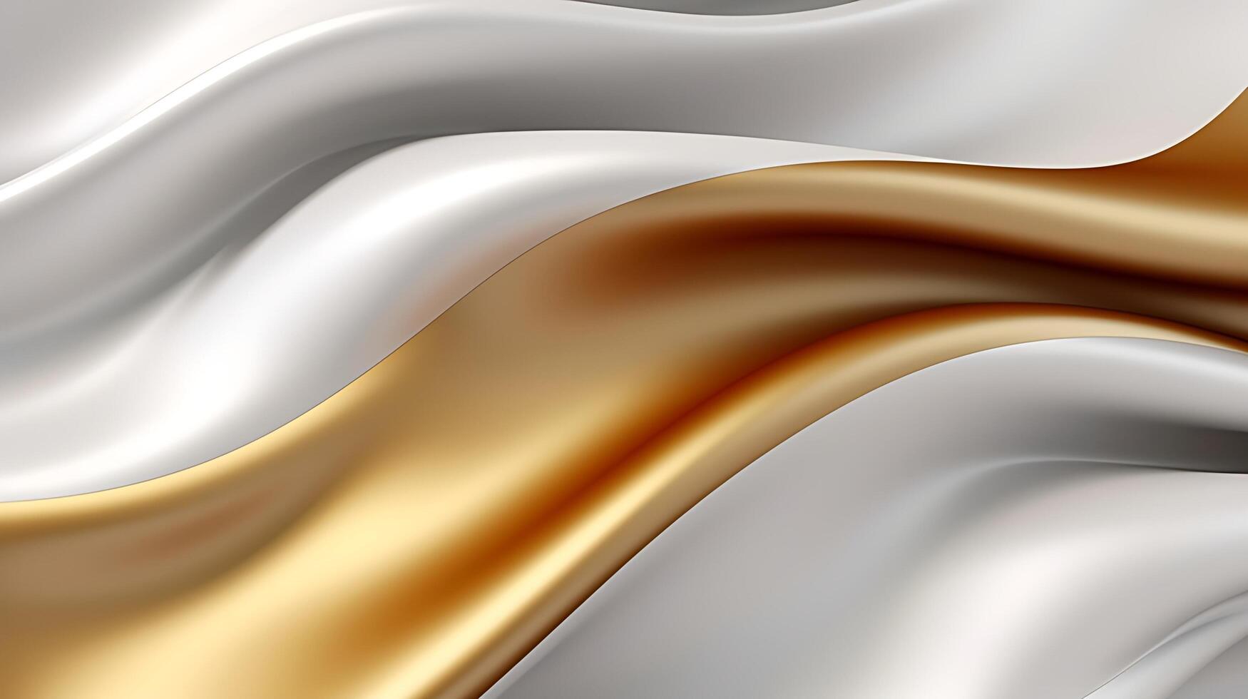 Abstract white luxury liquid Wave Background. photo