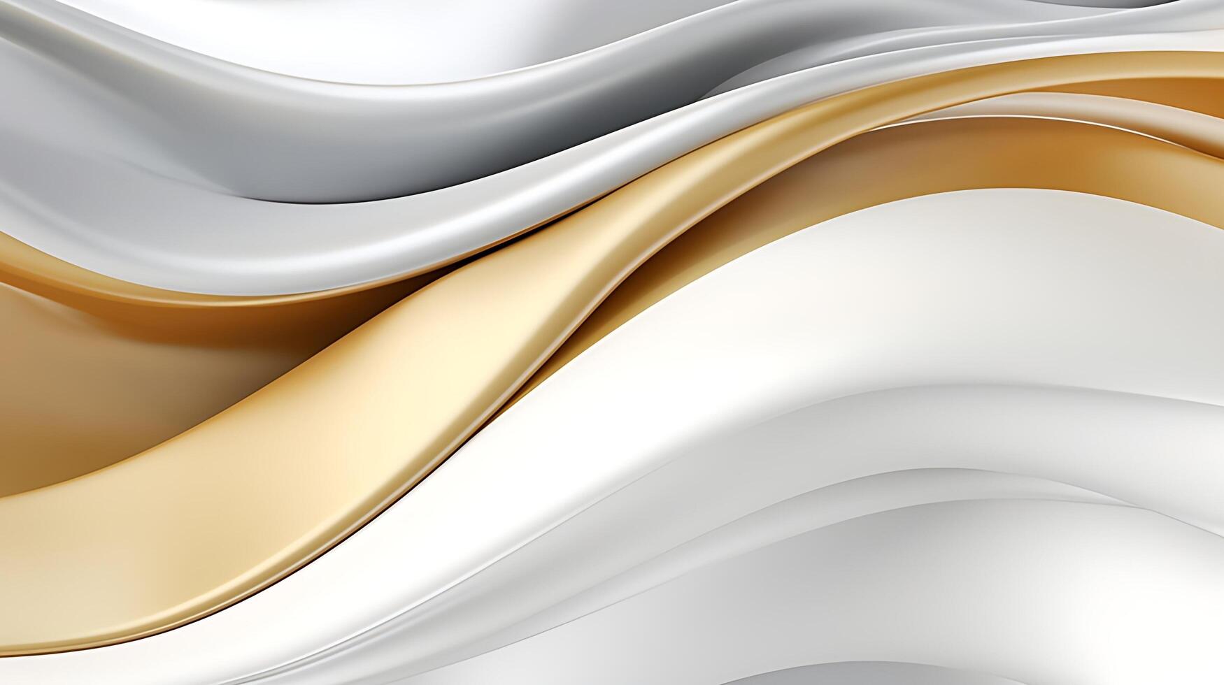 Abstract white luxury liquid Wave Background. photo