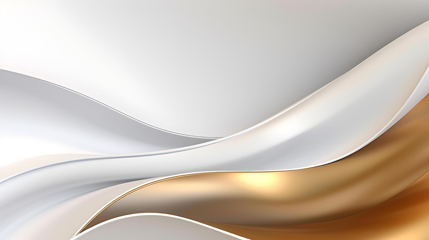 Abstract white luxury liquid Wave Background. photo