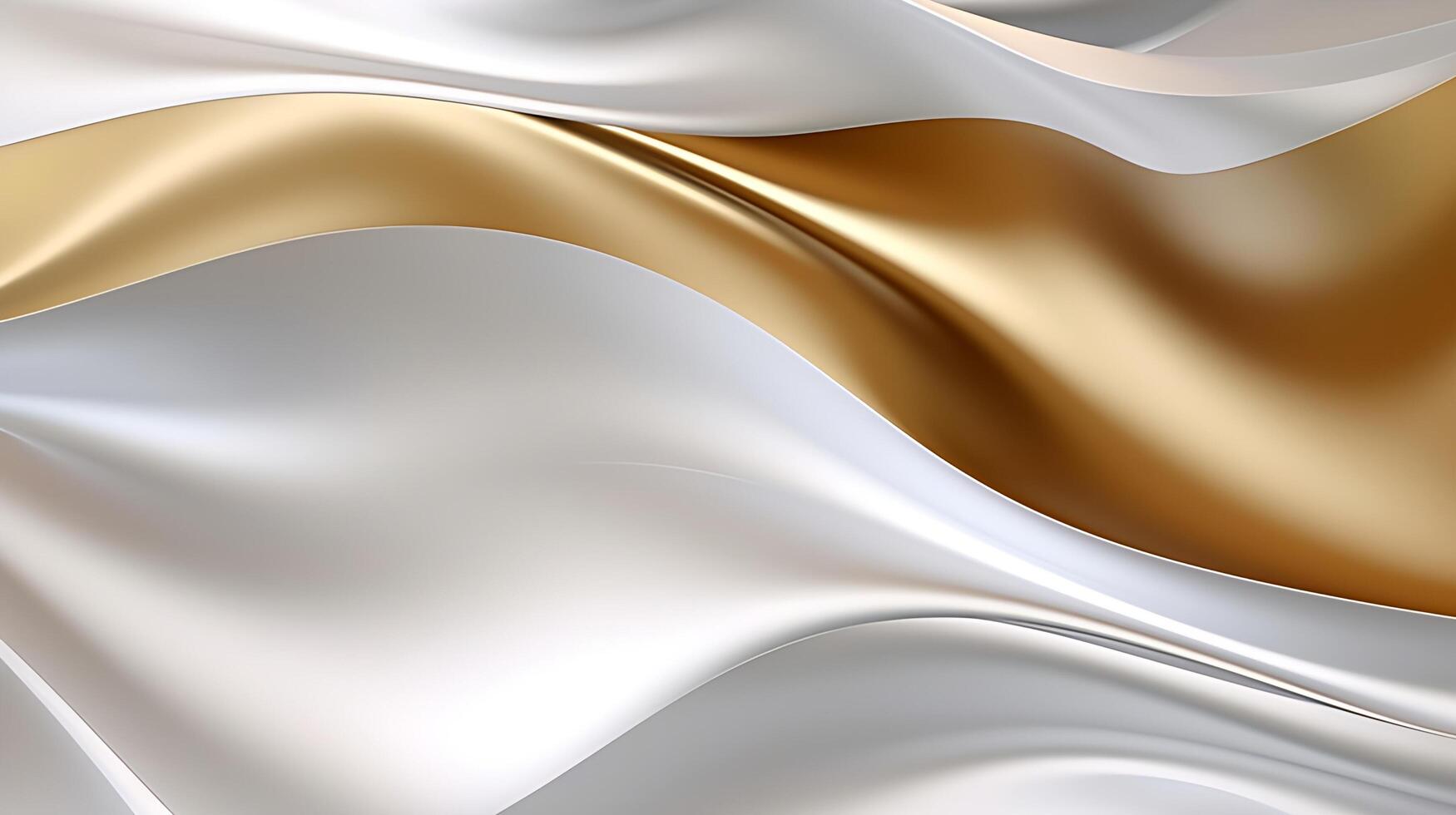 Abstract white luxury liquid Wave Background. photo