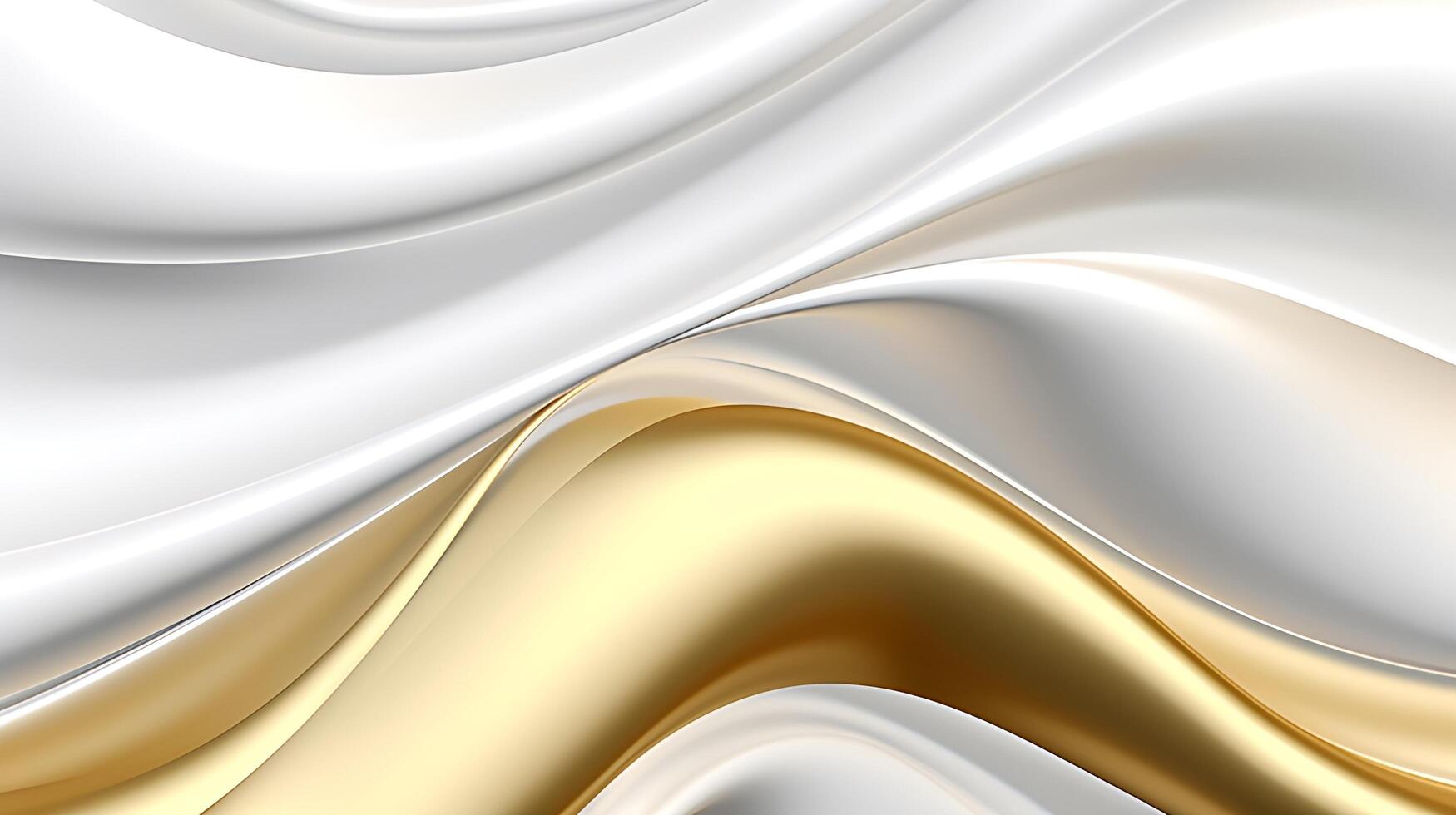 Abstract white luxury liquid Wave Background. photo