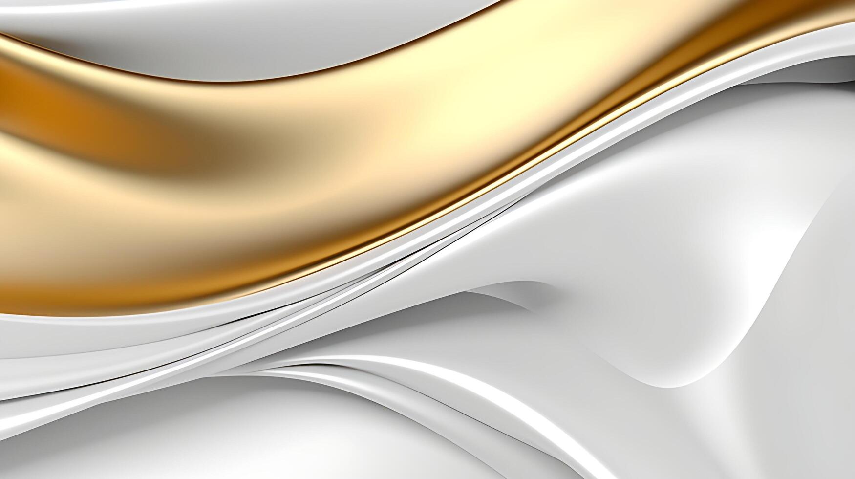 Abstract white luxury liquid Wave Background. photo