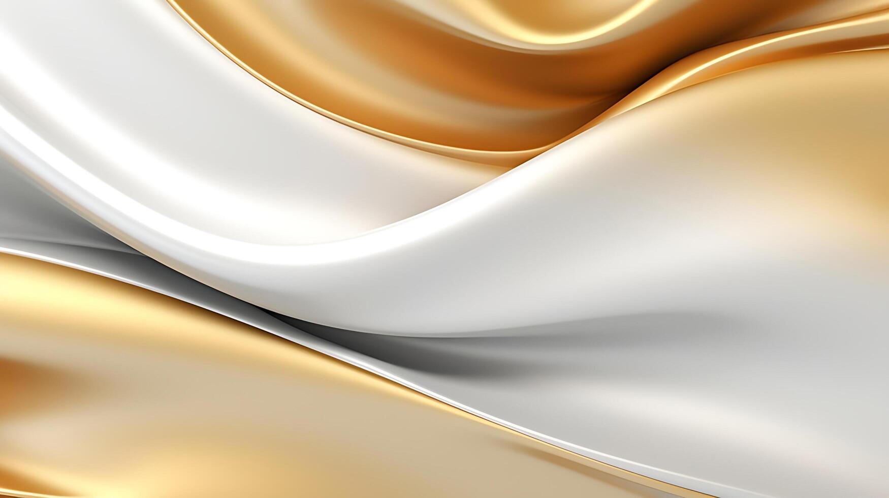 Abstract white luxury liquid Wave Background. photo