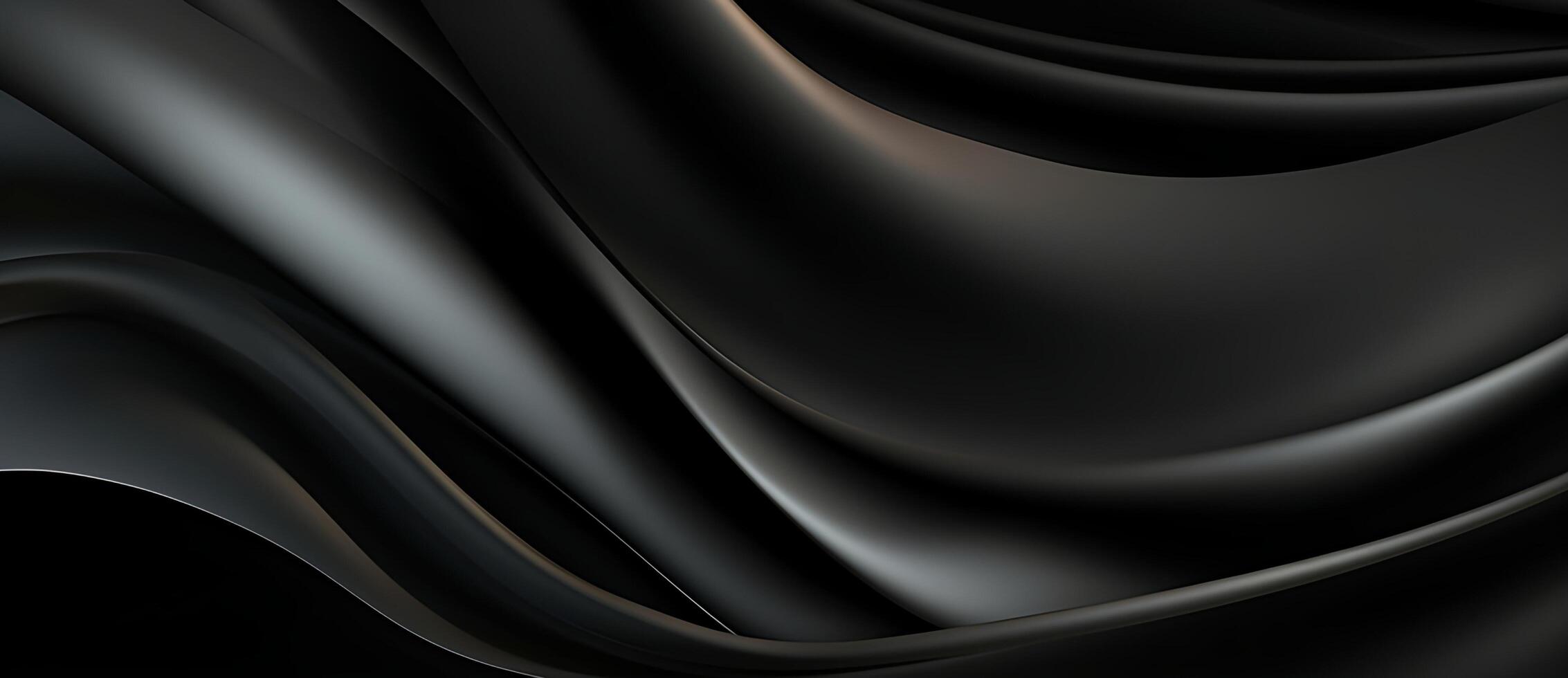 Abstarct Black luxury Satin background. photo
