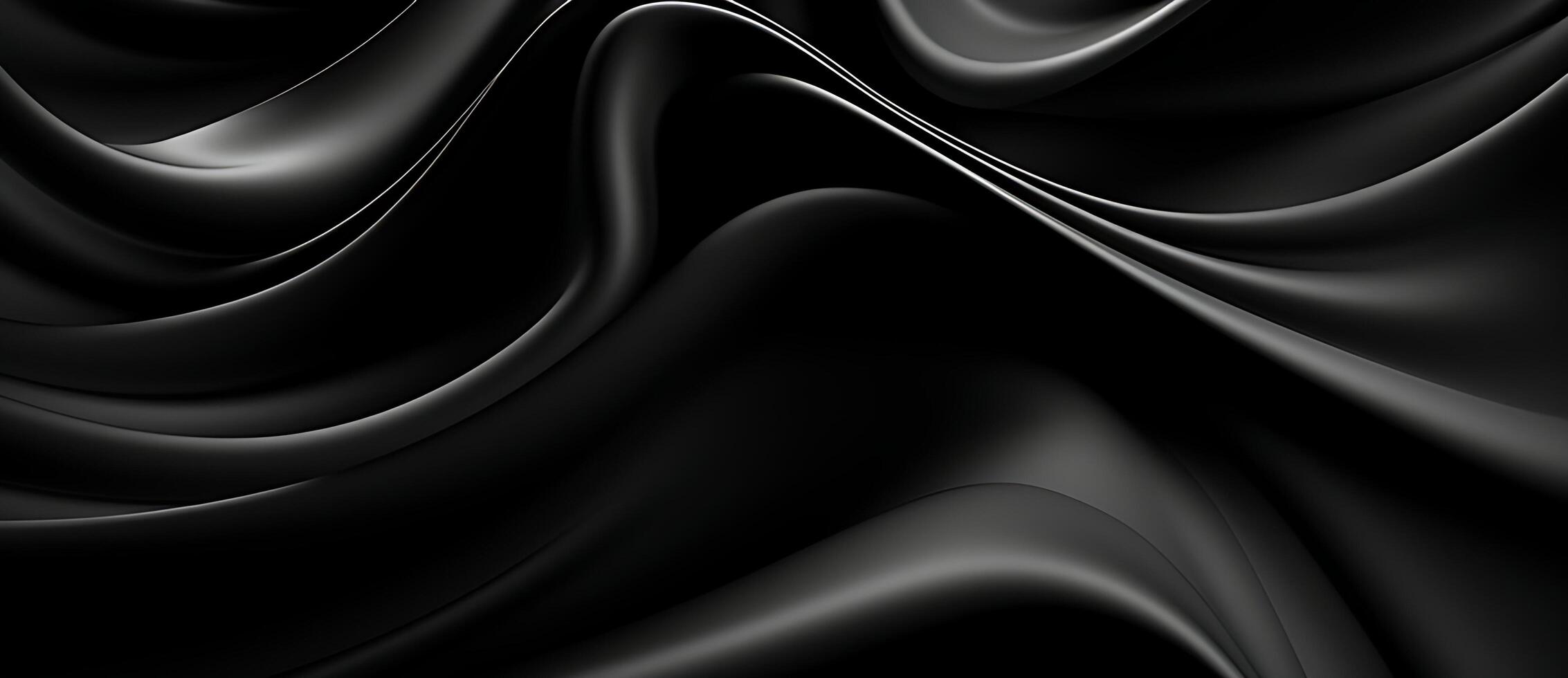 Abstarct Black luxury Satin background. photo
