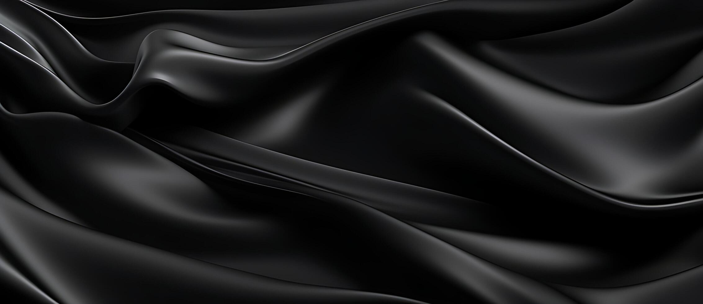 Abstarct Black luxury Satin background. photo