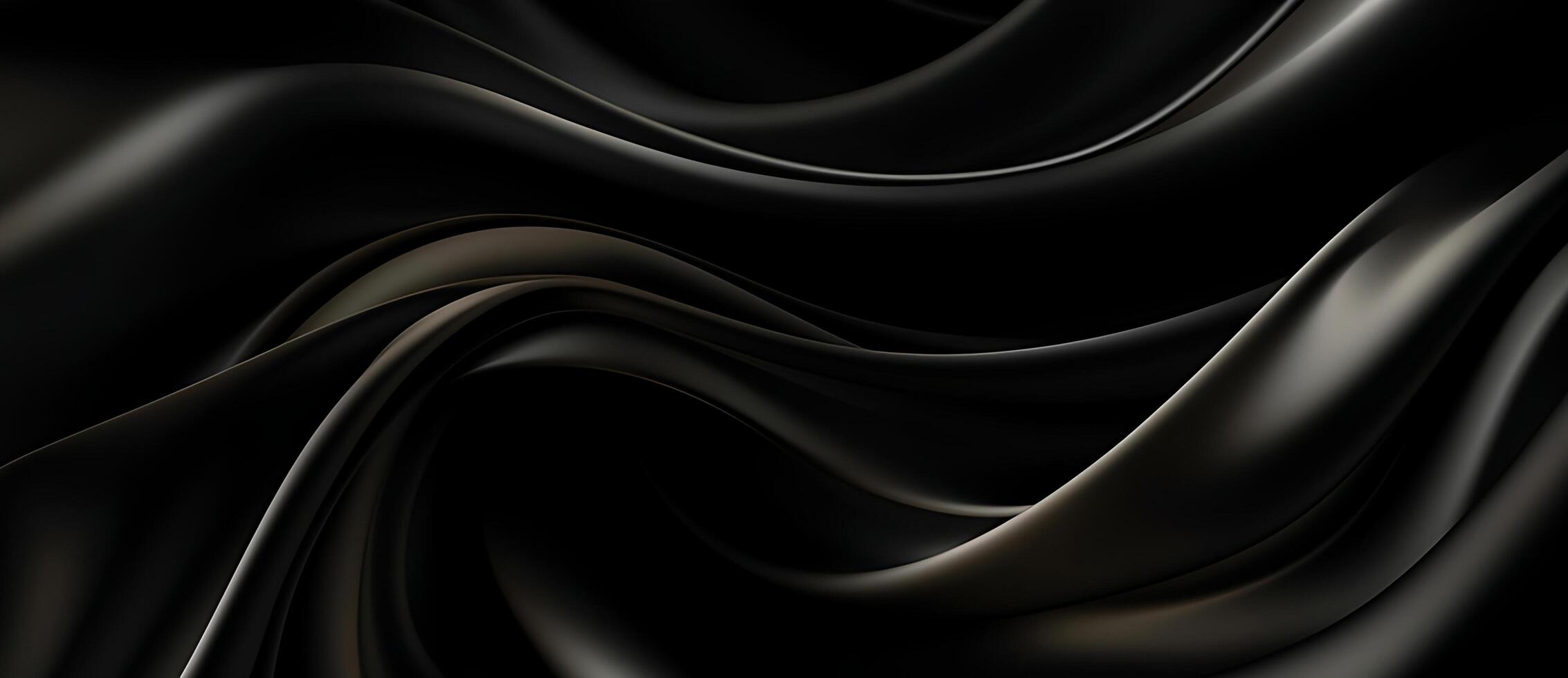Abstarct Black luxury Satin background. photo
