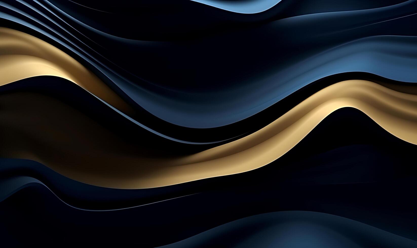 Abstract blue luxury wave background. photo