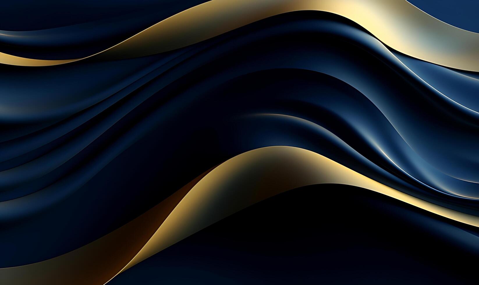 Abstract blue luxury wave background. photo