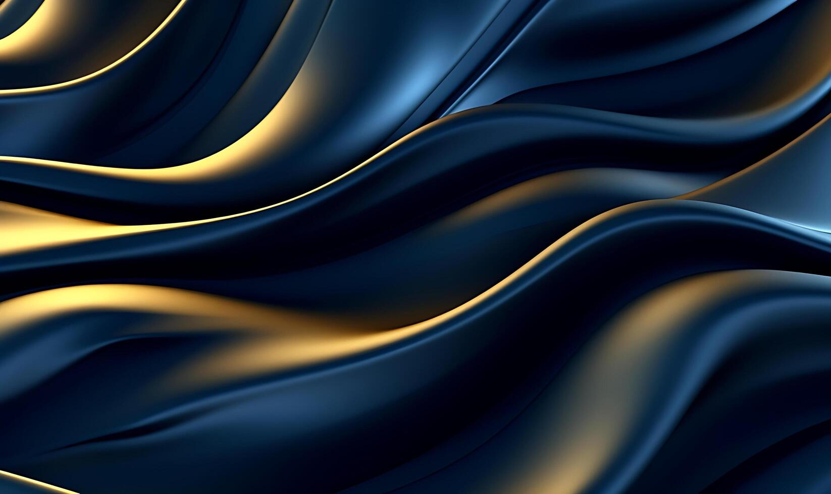 Abstract blue luxury wave background. photo
