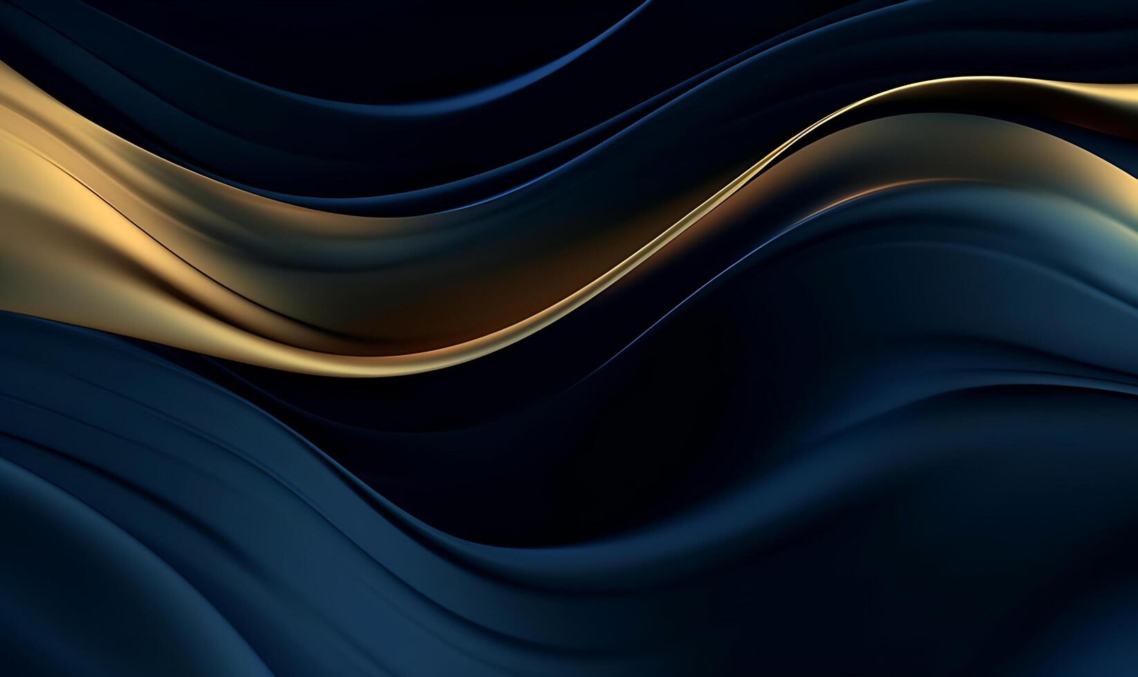 Abstract blue luxury wave background. photo