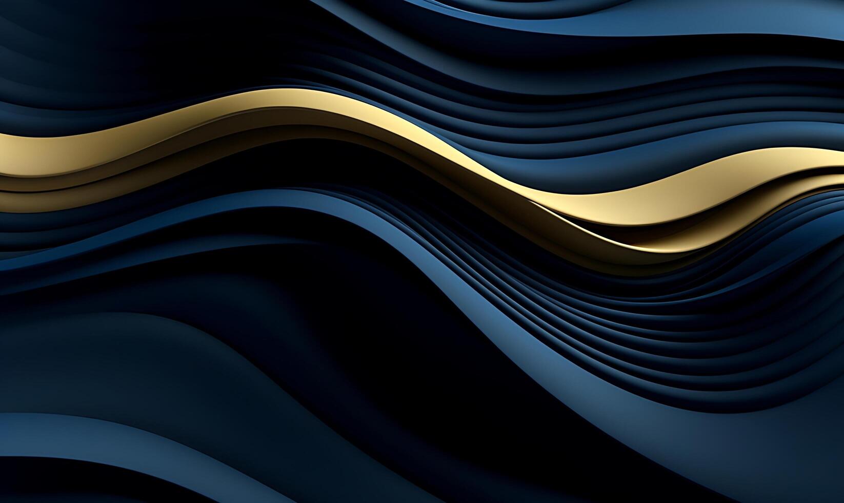 Abstract blue luxury wave background. photo
