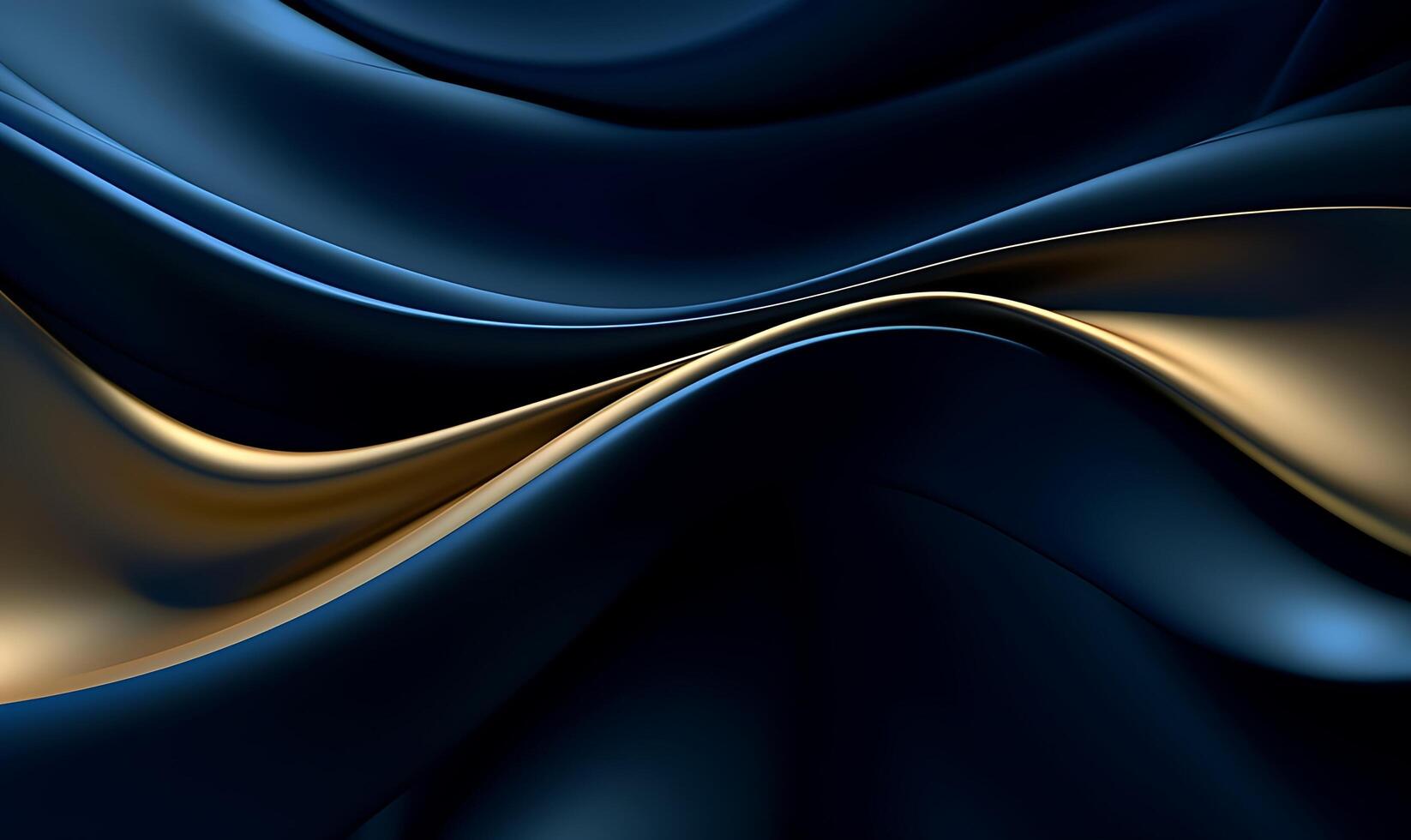 Abstract blue luxury wave background. photo