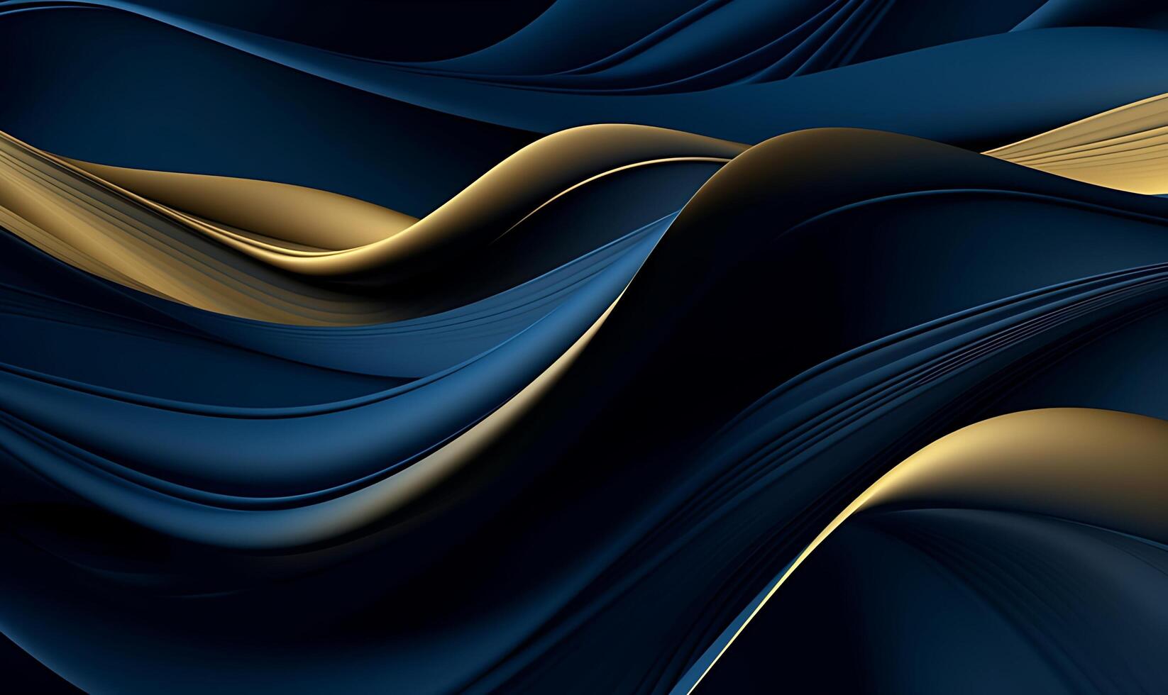 Abstract blue luxury wave background. photo
