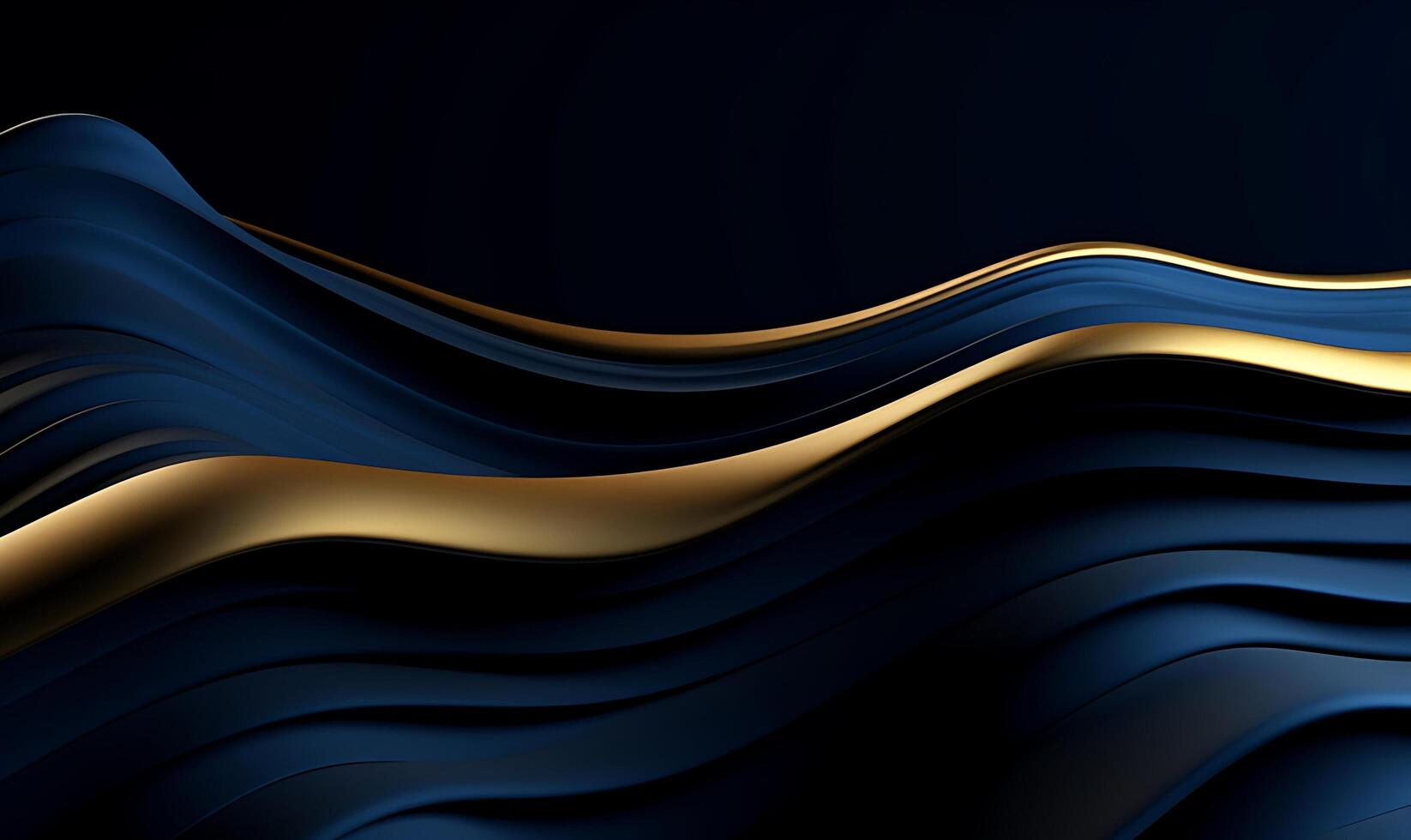 Abstract blue luxury wave background. photo