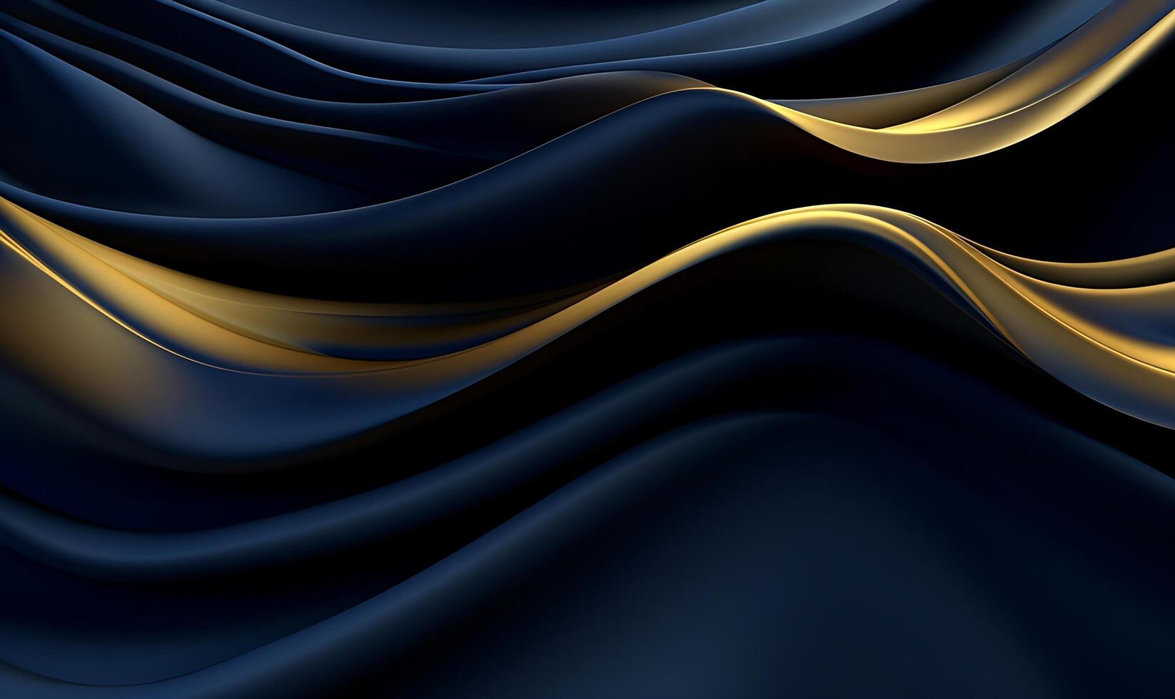 Abstract blue luxury wave background. photo