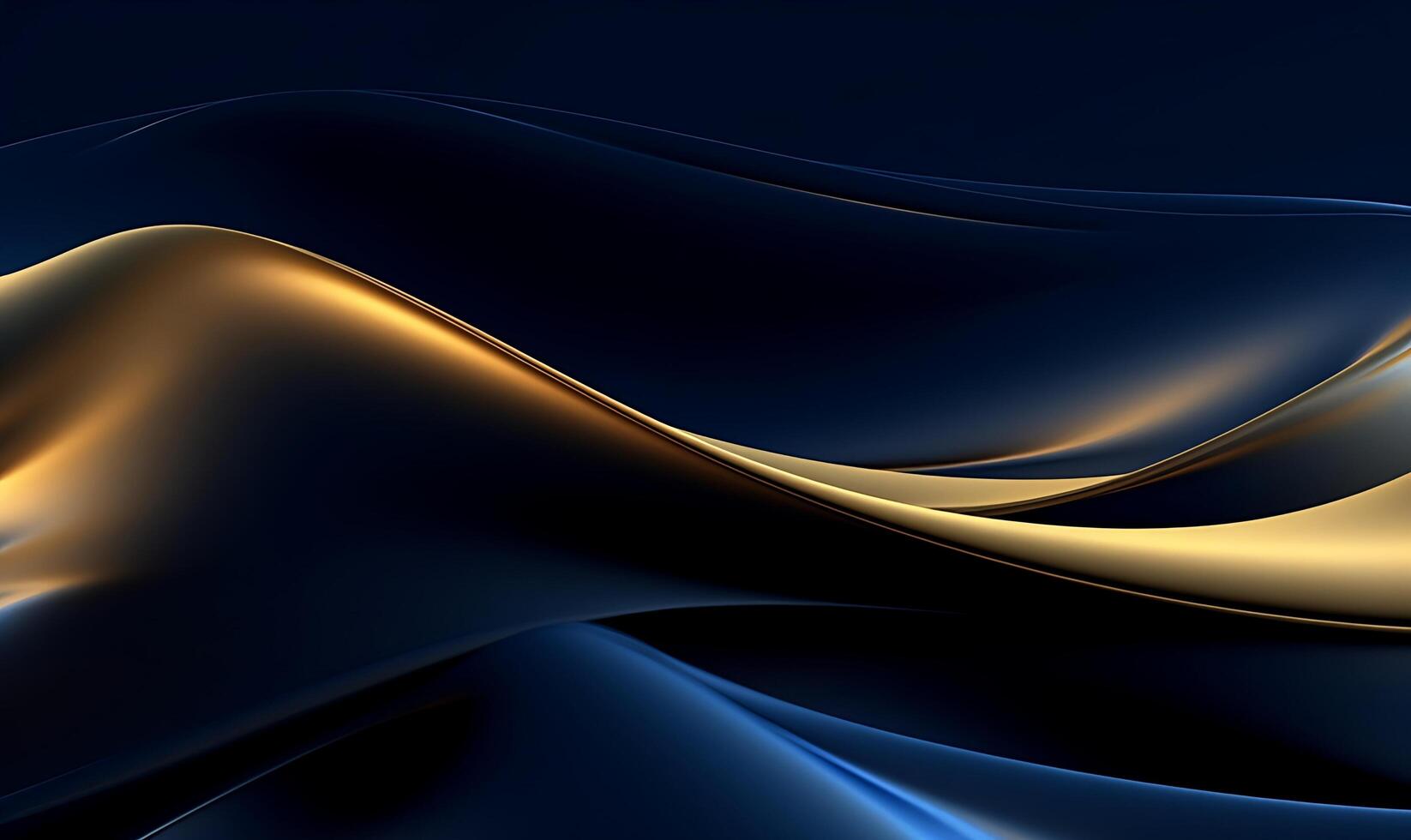 Abstract blue luxury wave background. photo