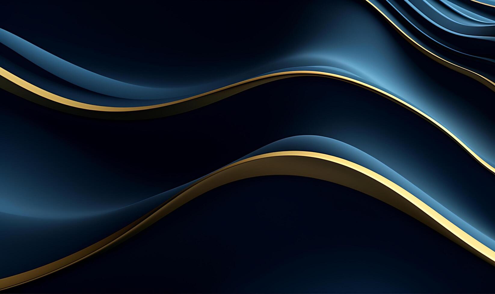 Abstract blue luxury wave background. photo