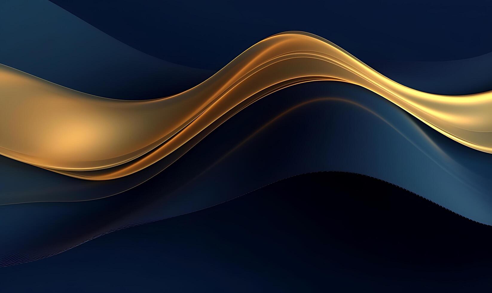 Abstract blue luxury wave background. photo