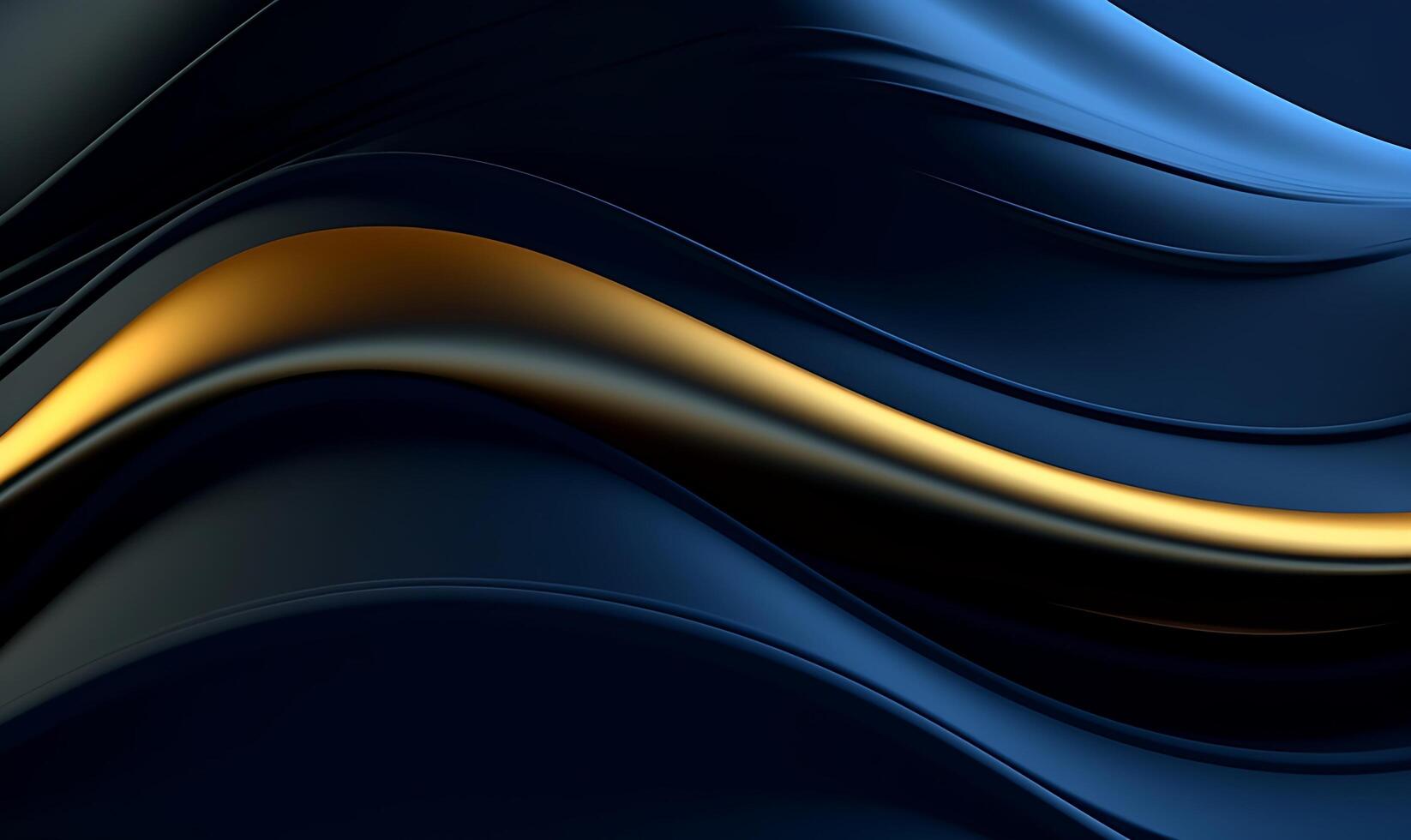 Abstract blue luxury wave background. photo