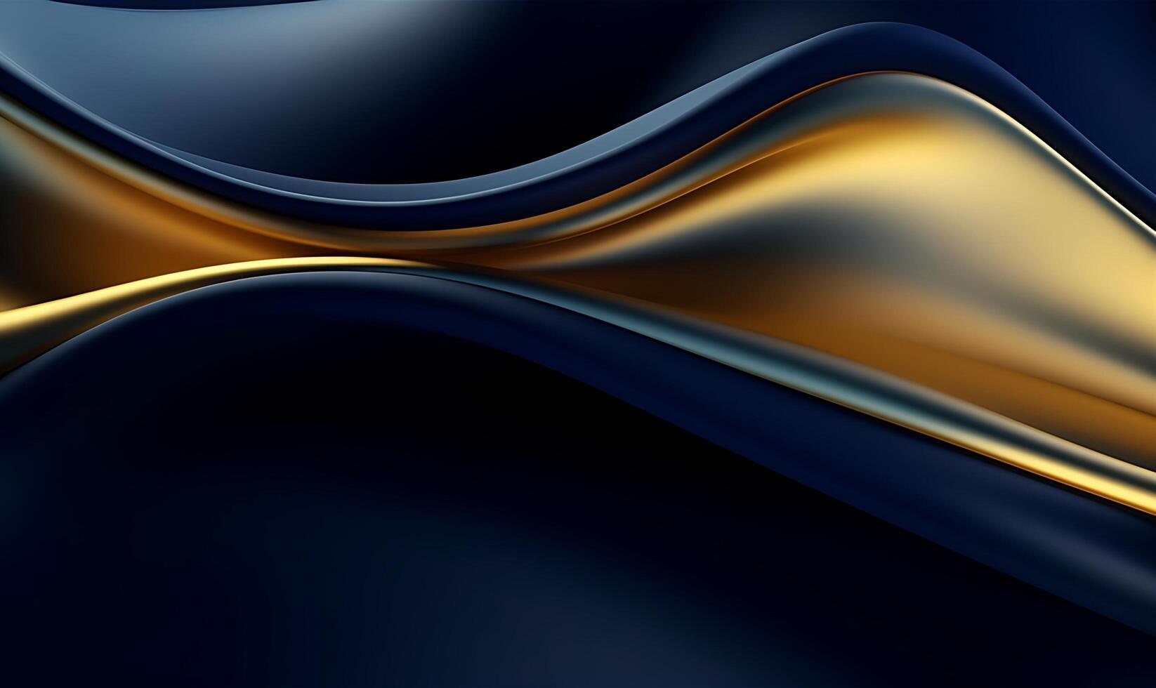 Abstract blue luxury wave background. photo