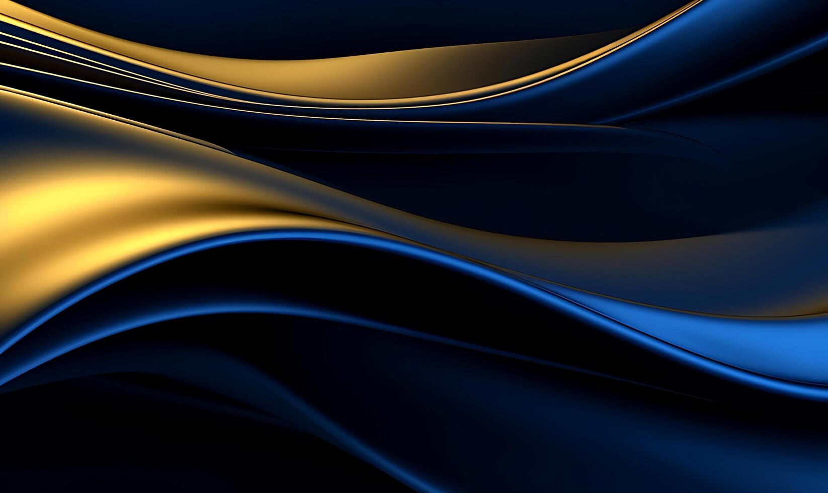 Abstract blue luxury wave background. photo