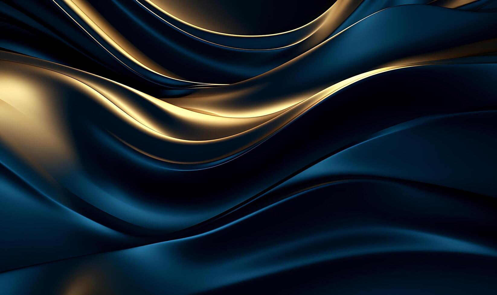 Abstract blue luxury wave background. photo