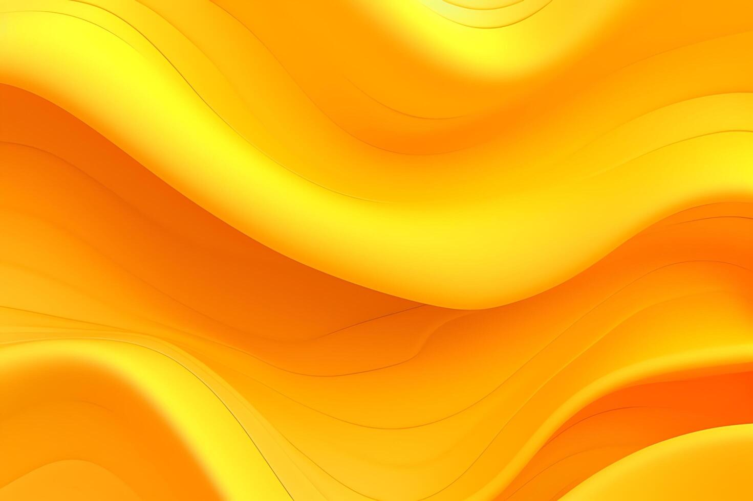 Abstract yellow liquid wave background. photo
