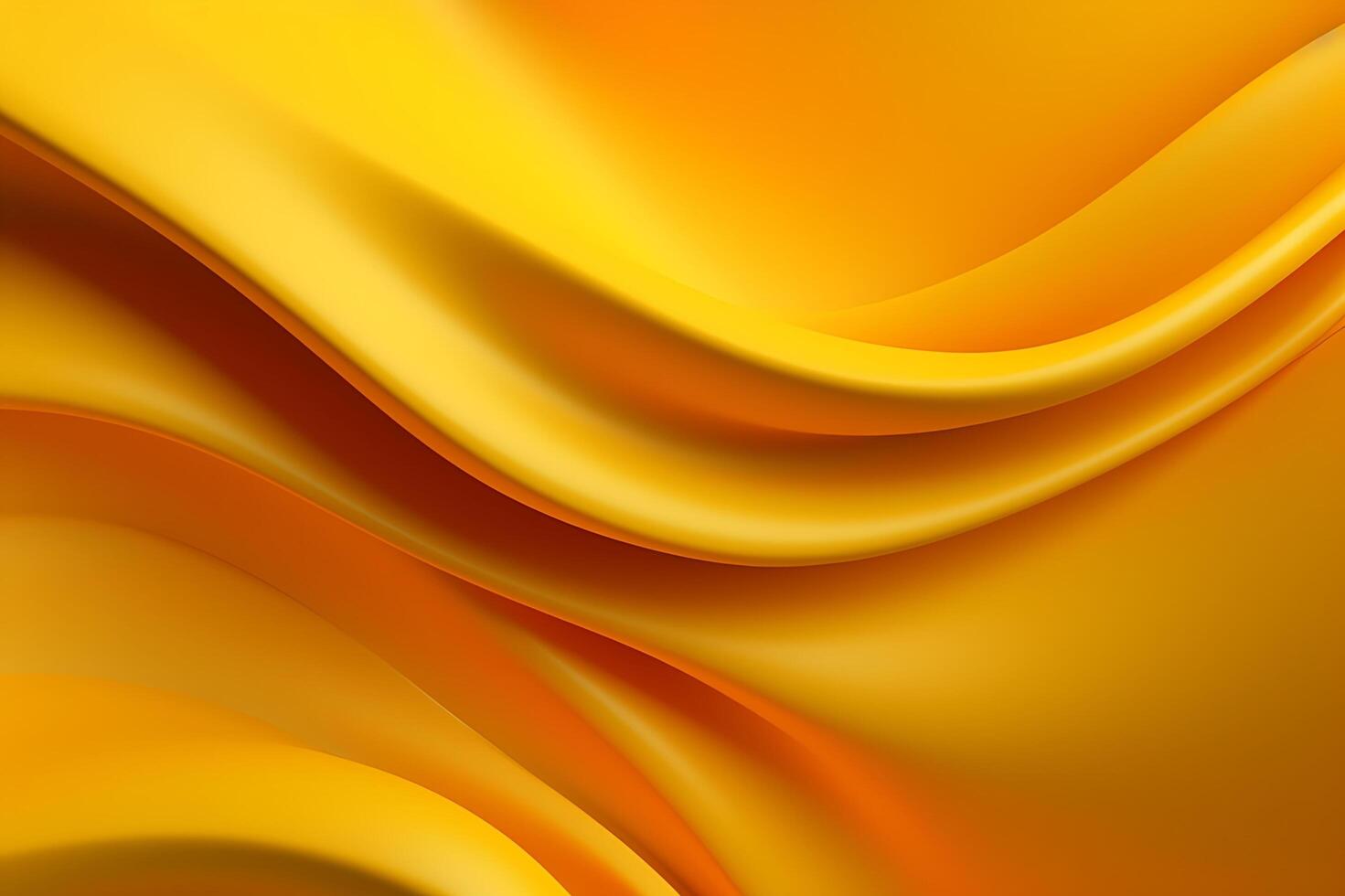 Abstract yellow liquid wave background. photo