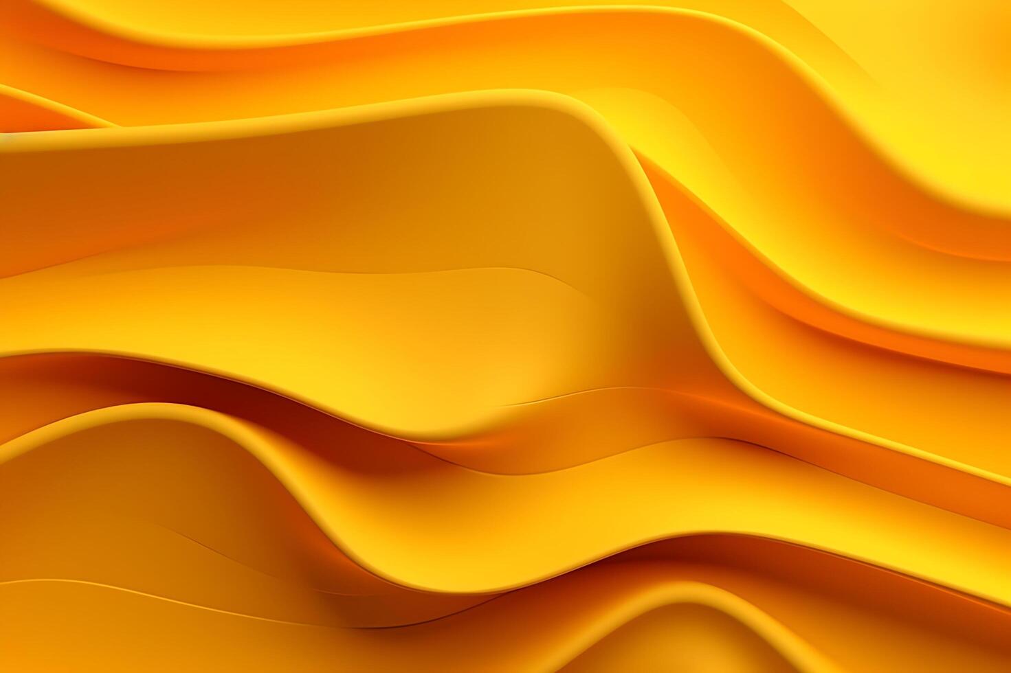 Abstract yellow liquid wave background. photo