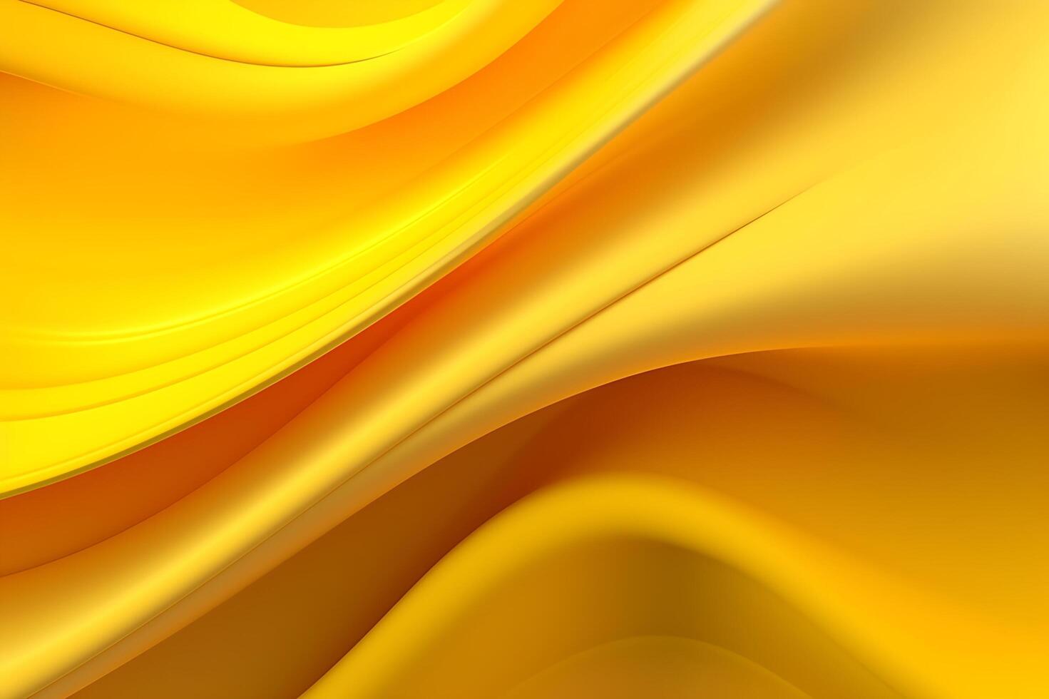 Abstract yellow liquid wave background. photo