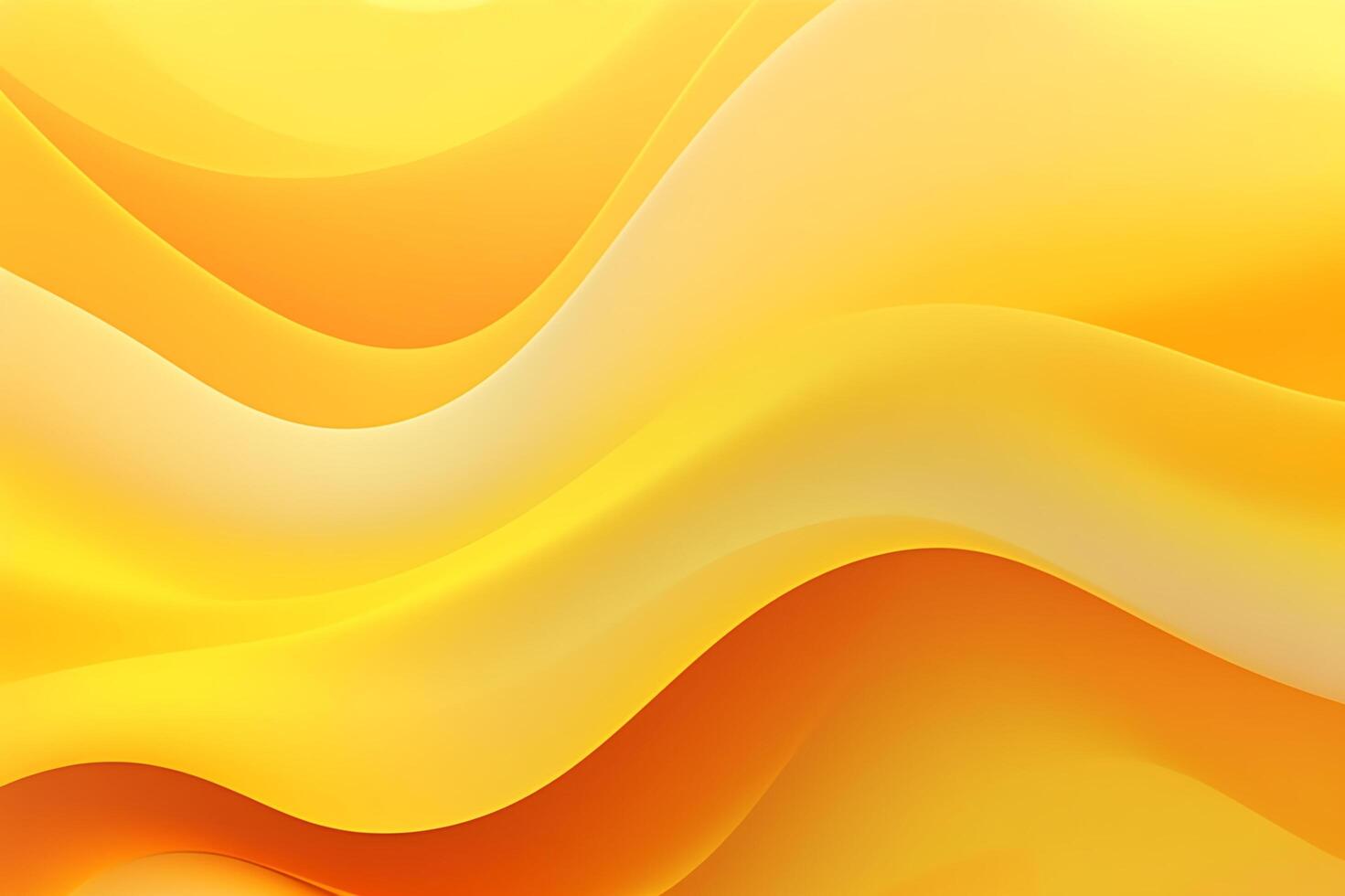 Abstract yellow liquid wave background. photo