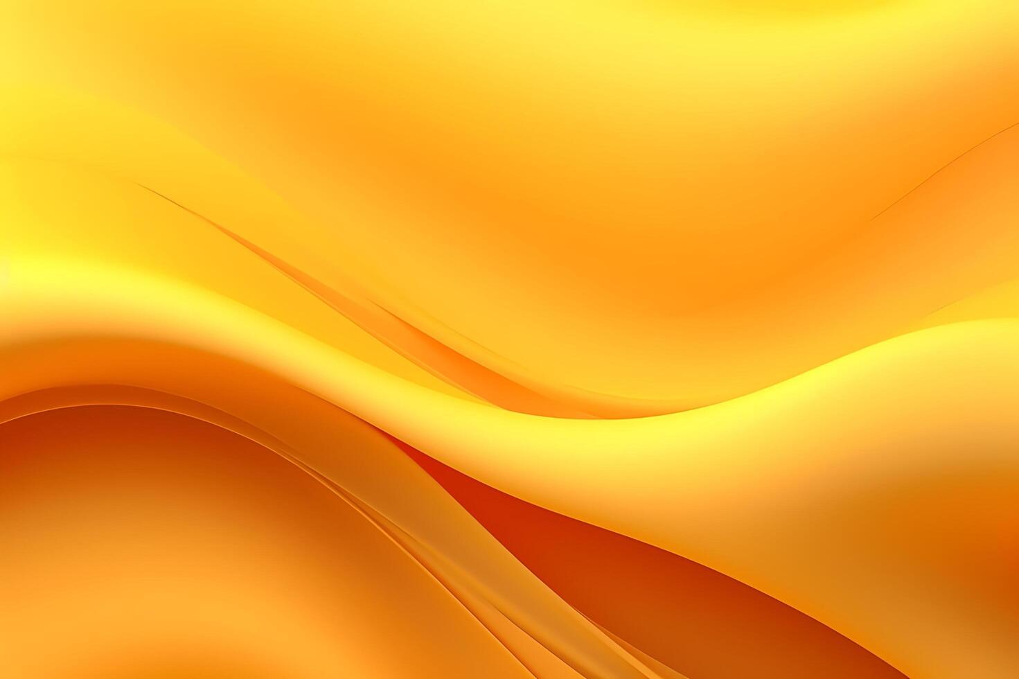 Abstract yellow liquid wave background. photo