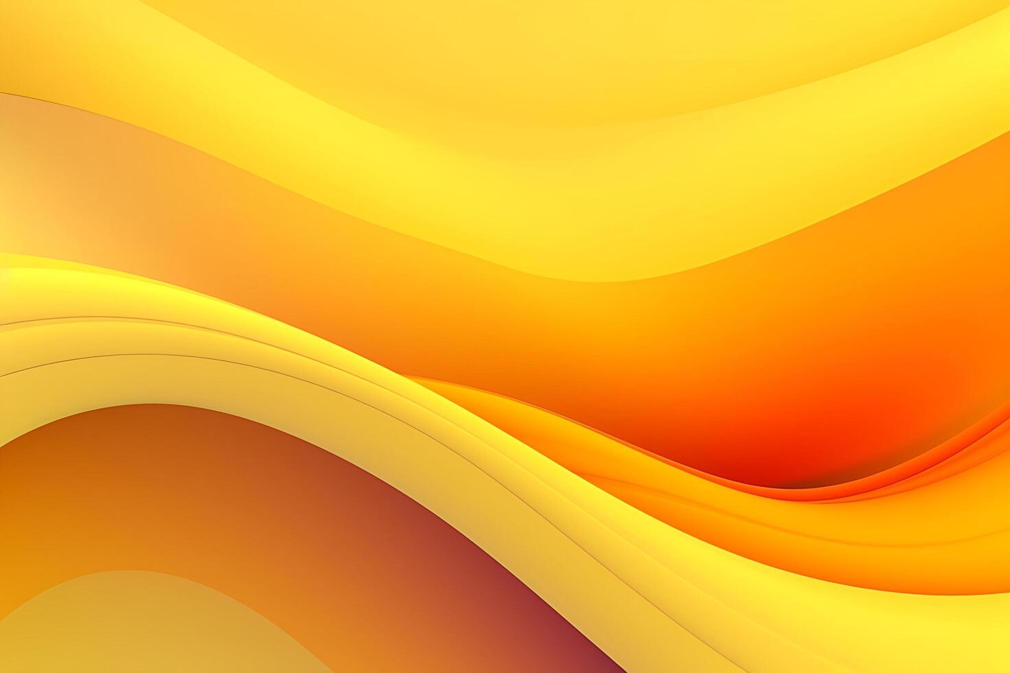 Abstract yellow liquid wave background. photo