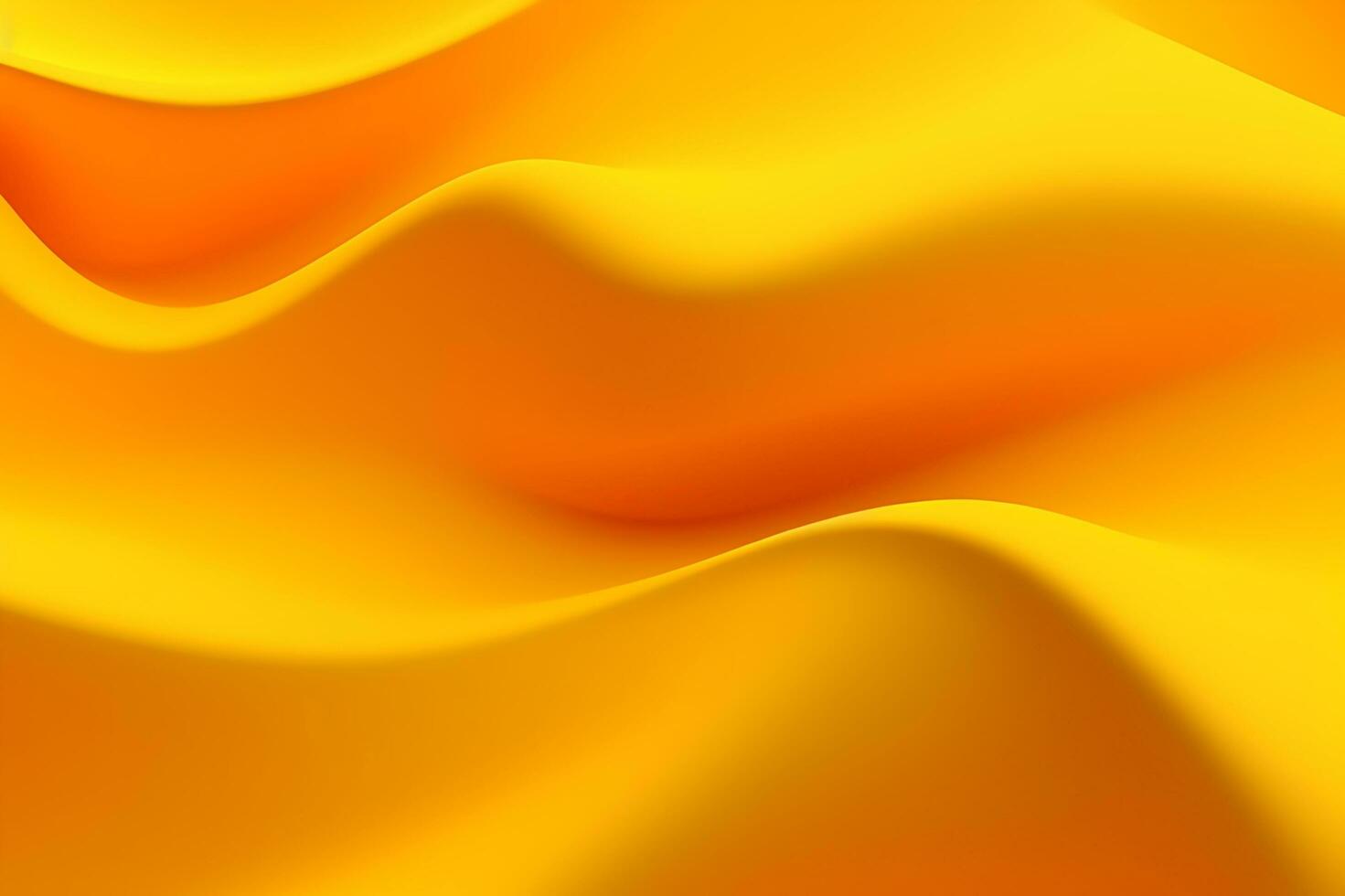 resumen amarillo líquido ola antecedentes. ai generado foto