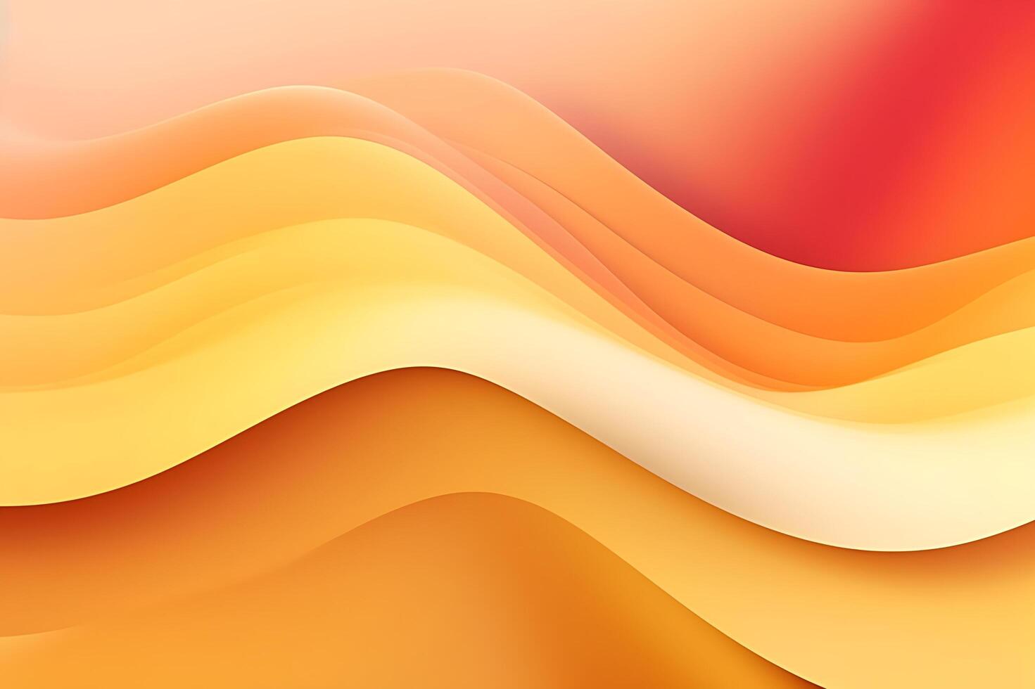 Abstract yellow liquid wave background. photo