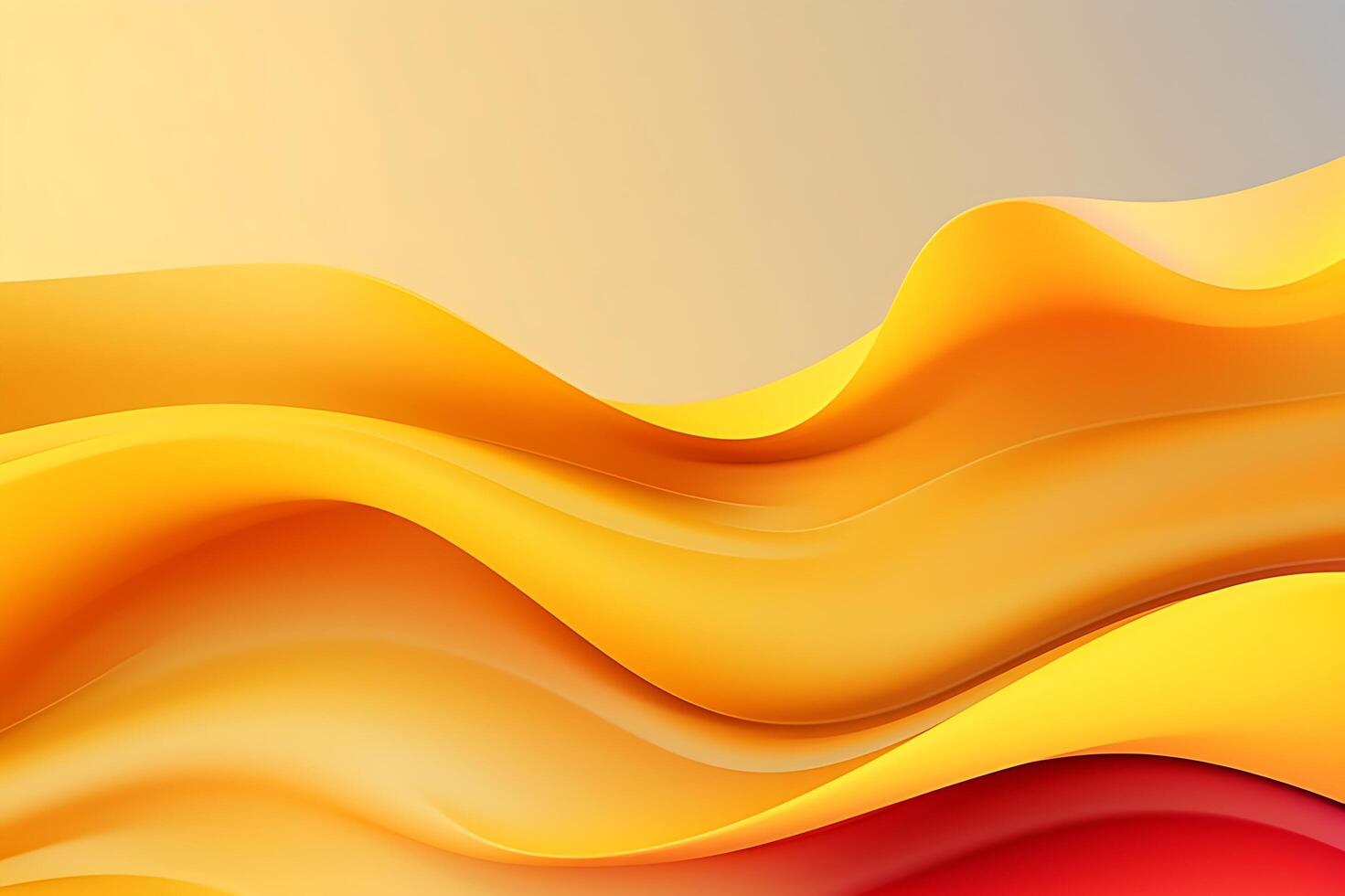Abstract yellow liquid wave background. photo