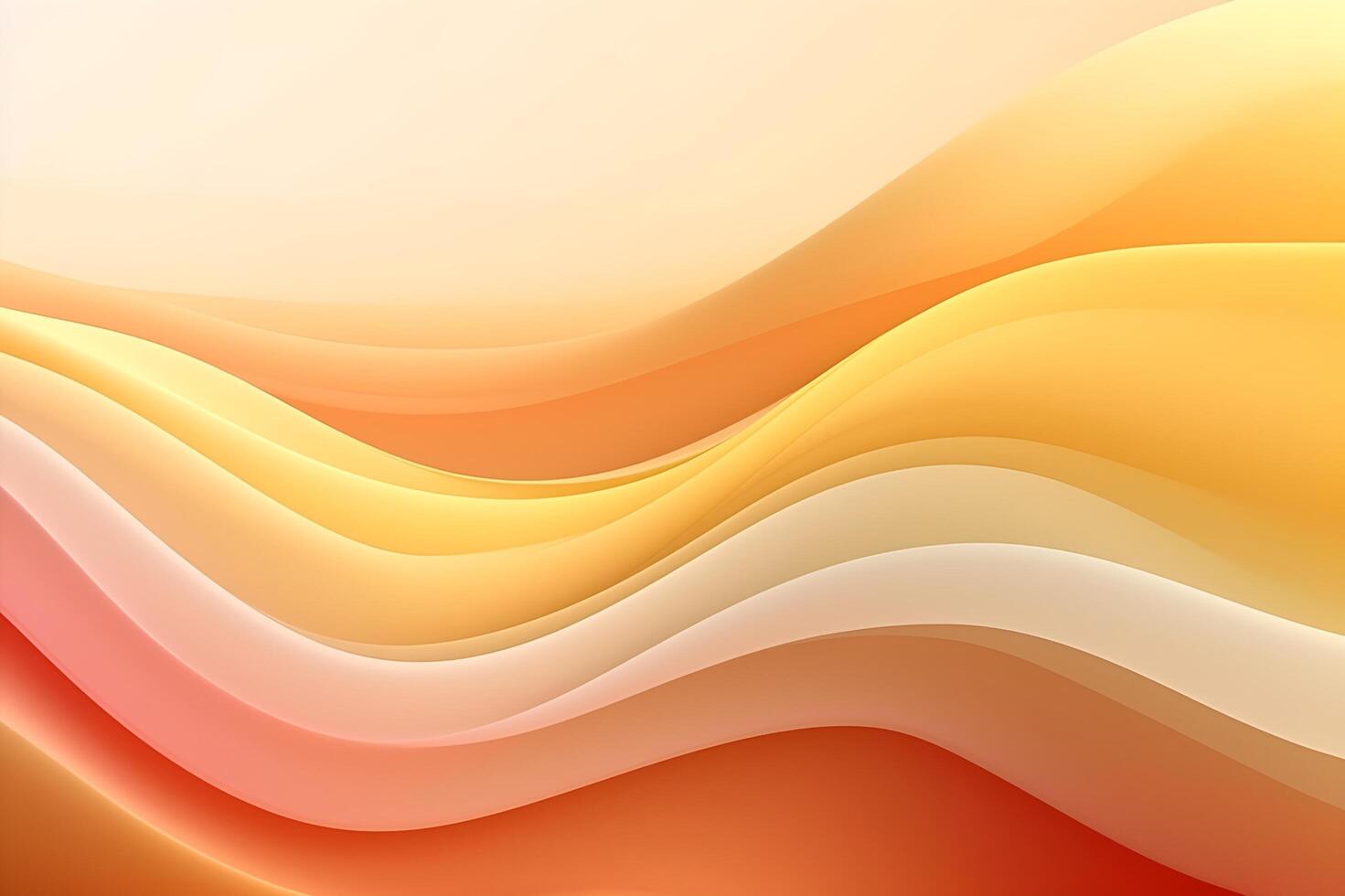 Abstract yellow liquid wave background. photo