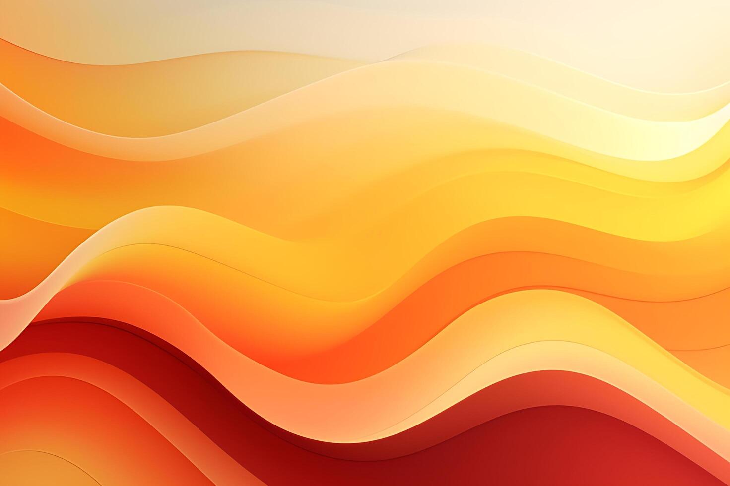 Abstract yellow liquid wave background. photo