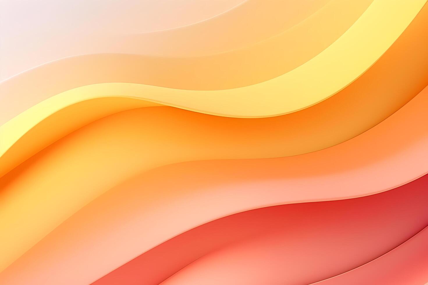 Abstract yellow liquid wave background. photo